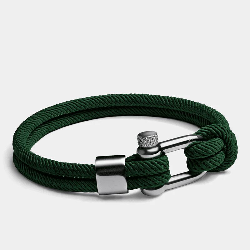Grünes Seilarmband Malibu
